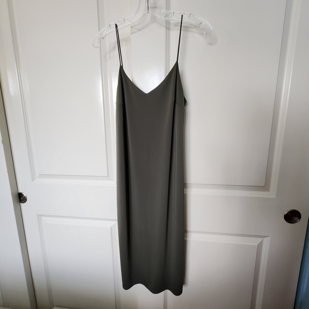 Express Army Green Midi Dress